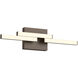 Anello Minor LED 20.87 inch Walnut Bath Vanity Light Wall Light